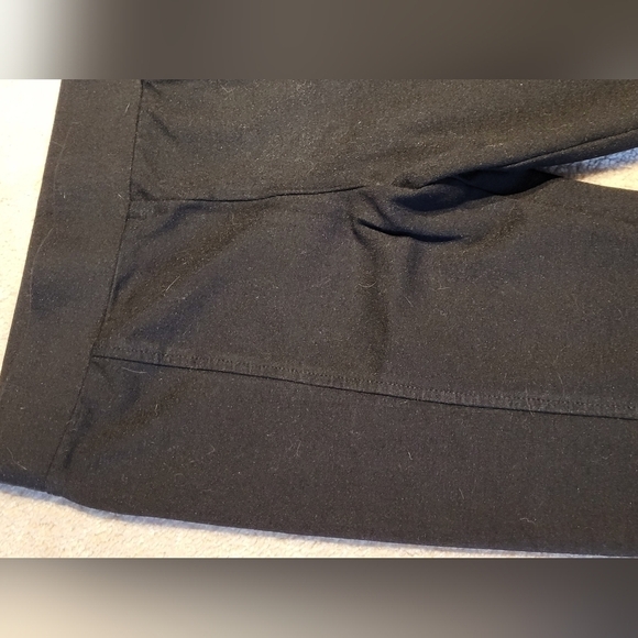 INC International Concepts Black Pleated Leggings Size 6 - Picture 7 of 9